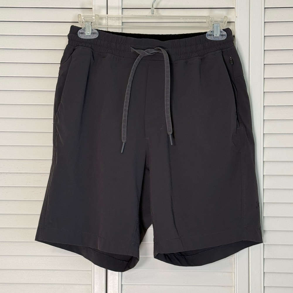 Lululemon Shorts Mens Dark Gray Bowline Ripstop Performance Stretch Hiking Small